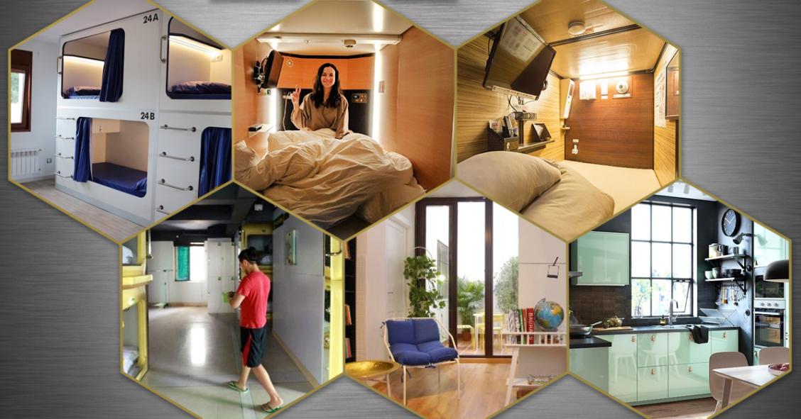 Llegan las casas colmena: Haibu 4.0 propone cápsulas de 3 m2 en Barcelona a 250 euros al mes