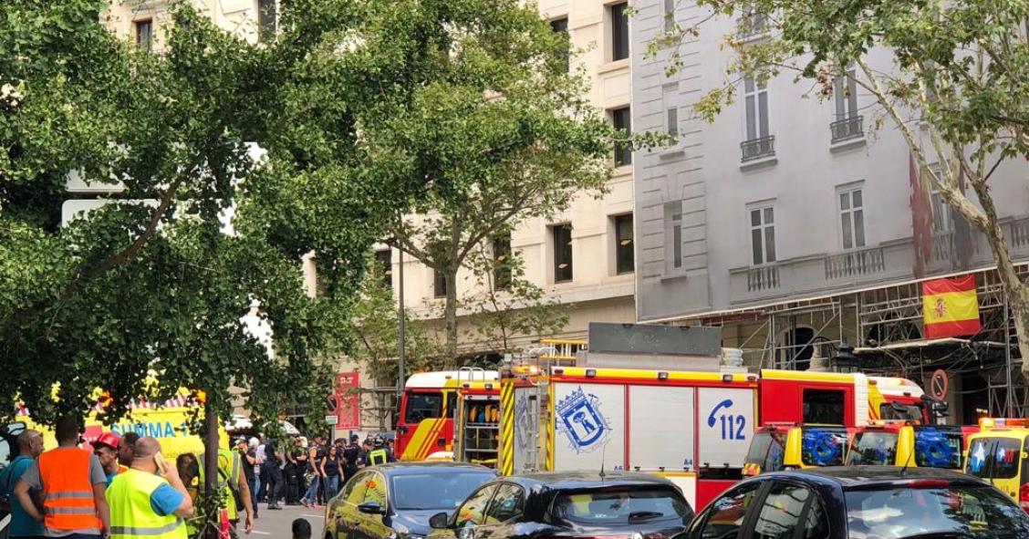 Un muerto y varios heridos por el derrumbe en las obras de remodelación del hotel Ritz de Madrid