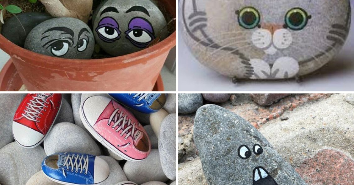 Ideas de decoración: alegra tu hogar con estas sorprendentes piedras pintadas