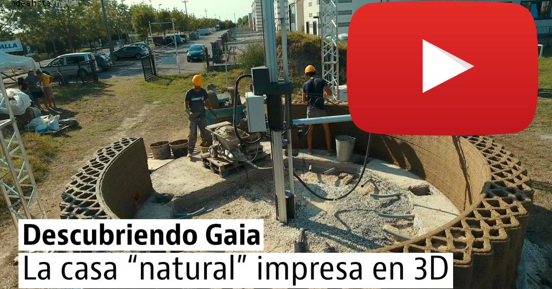 Así se levanta desde cero una casa impresa en 3D con materiales naturales