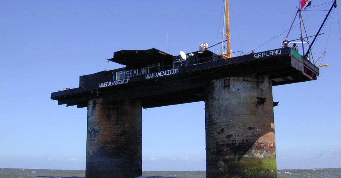 Sealand, el país más pequeño del mundo que está en una plataforma marina