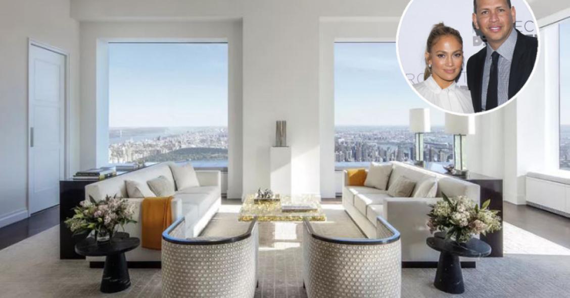 Jennifer López y Alex Rodríguez ponen a la venta su lujoso apartamento en NY