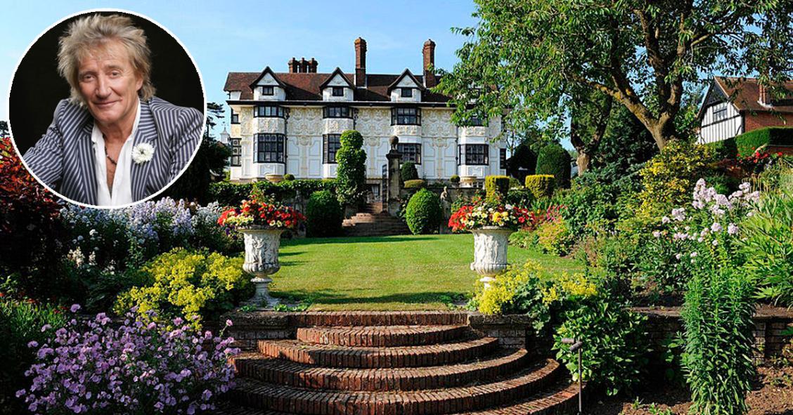 Rod Stewart vende su villa en Inglaterra por 5,5 millones de euros