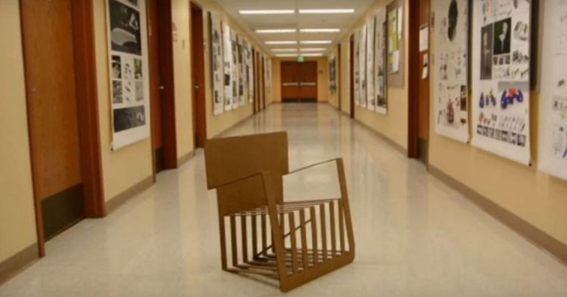 La “silla mínima” y otros ingeniosos muebles que se pueden guardar en cualquier parte