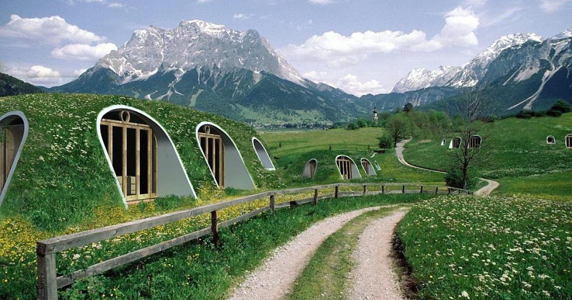 Casas prefabricadas subterráneas