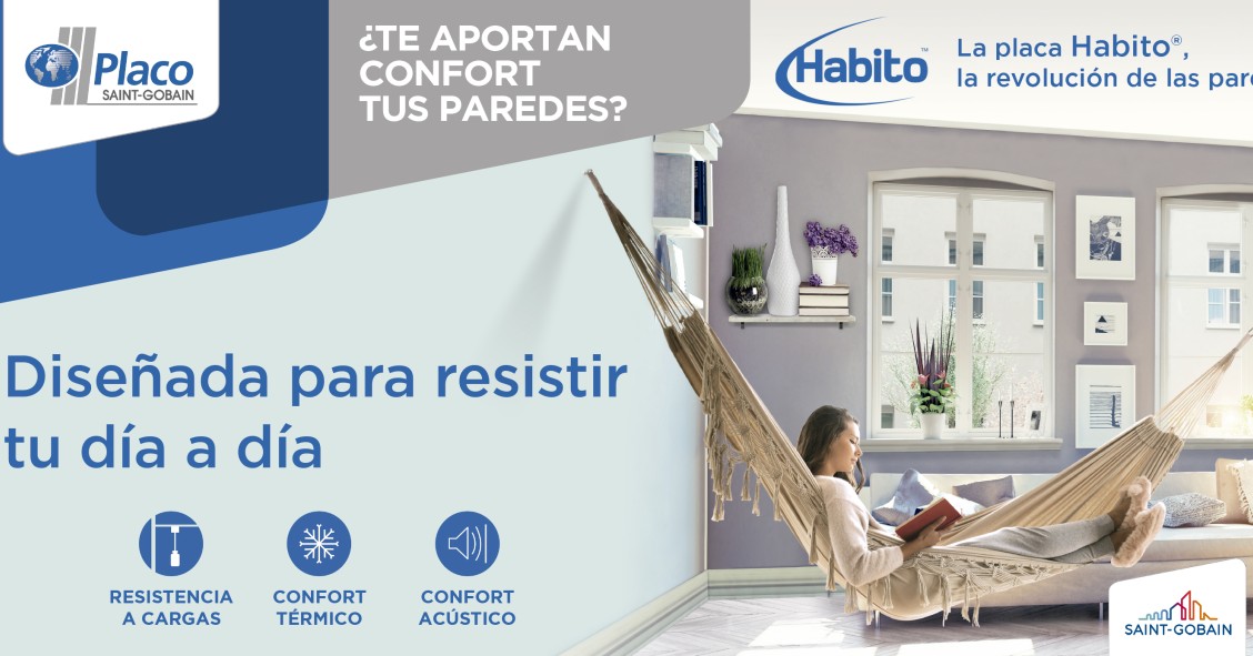 La placa de yeso diseñada por Saint-Gobain Placo para resistir tu día a día
