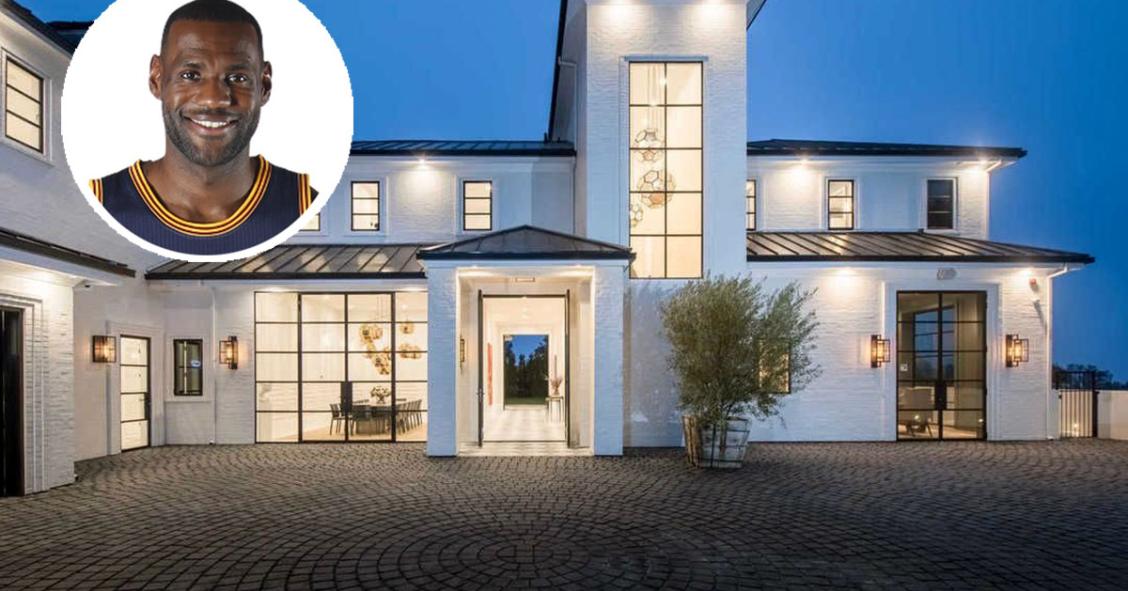 Así es la mansión de LeBron James, amenazada por los incendios que asolan California