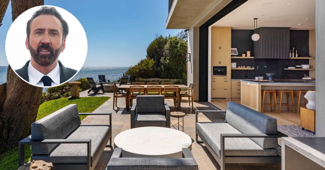La antigua casa de Nicolas Cage en Malibú sale al mercado por 27 millones