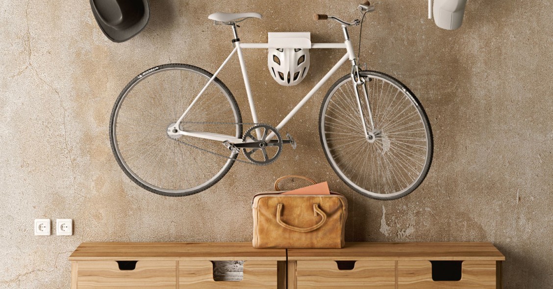 Ideas para guardar tu bicicleta en casa (sin que sea un incordio)