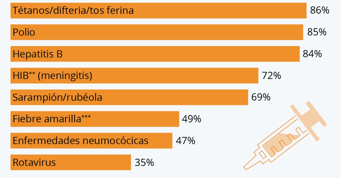 Imagen de día: las vacunas más comunes por el mundo