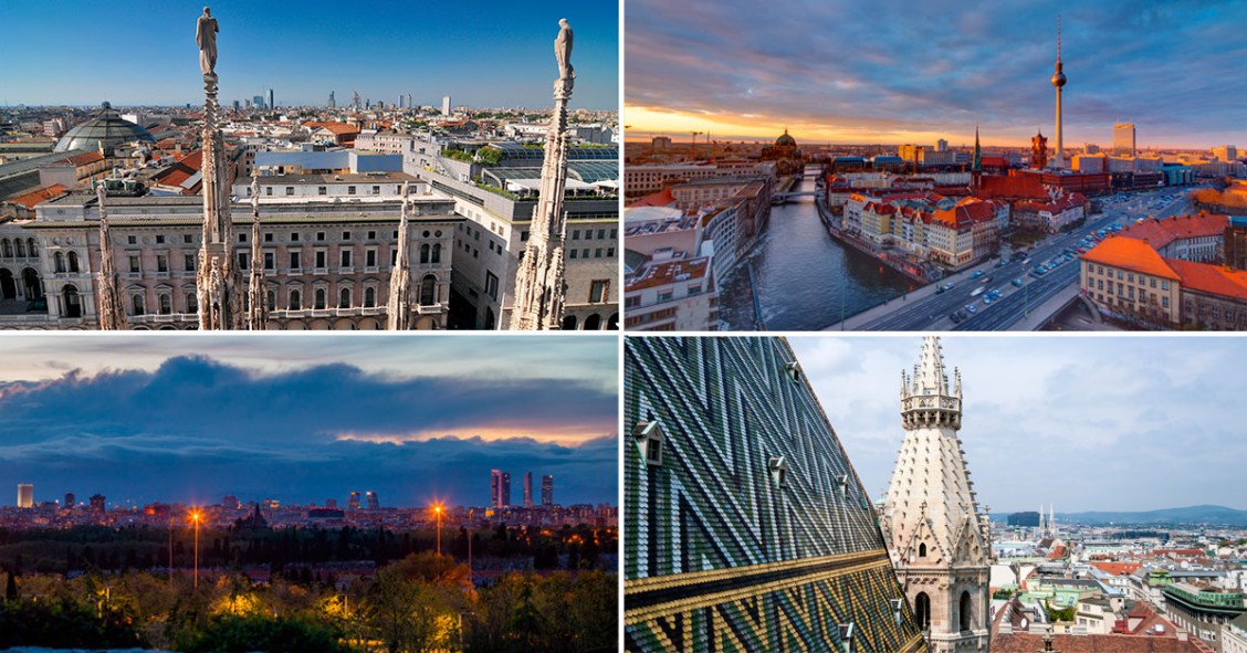 Las dos caras del alquiler en Europa en el covid-19: cae con fuerza en Milán y Berlín, pero sube en Viena