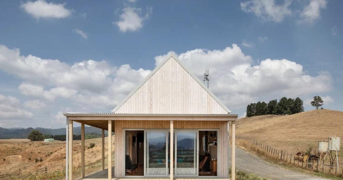 Una casa prefabricada en Nueva Zelanda que se monta en solo cuatro días