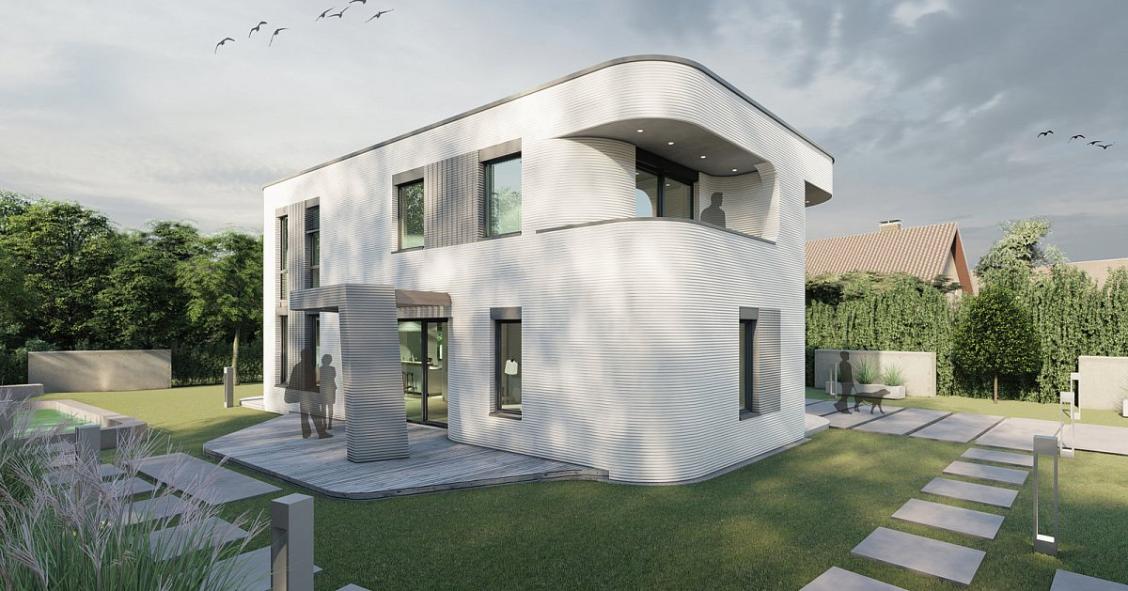 Así es la primera casa que se está construyendo en Alemania con una impresora 3D