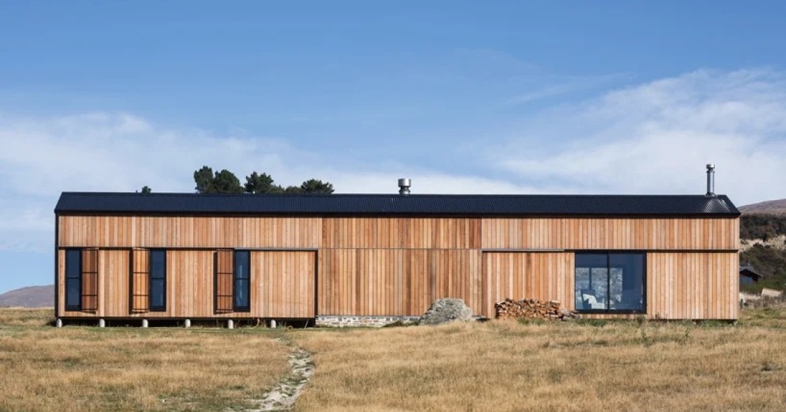 Un granero convertido en segunda residencia en los Alpes del Sur