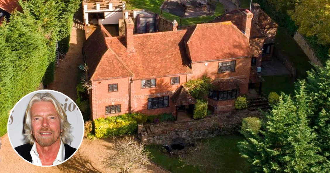 La casa donde creció el magnate Richard Branson en Reino Unido sale a la venta por 4,5 millones 