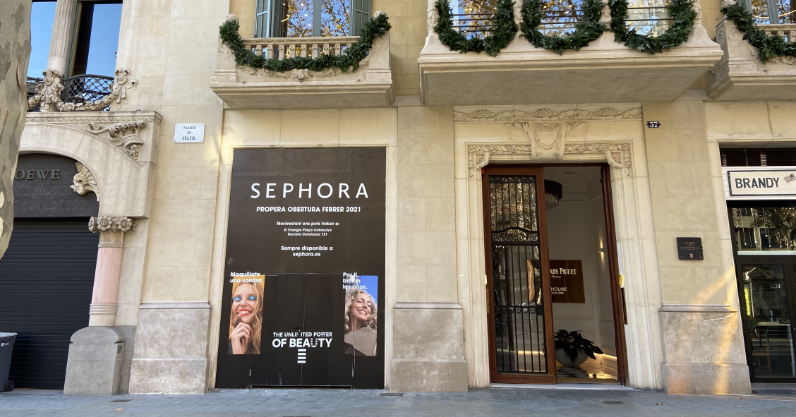 El gigante del lujo LVMH desafía al covid en Barcelona: abre un ‘flagship’ de Sephora en Paseo de Gracia