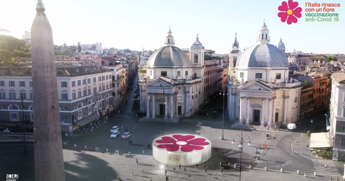 Estos pabellones prefabricados servirán para que las vacunas contra el covid lleguen a toda Italia