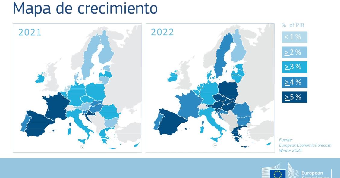 Imagen del día: Bruselas sitúa a España a la cabeza del crecimiento económico en 2021