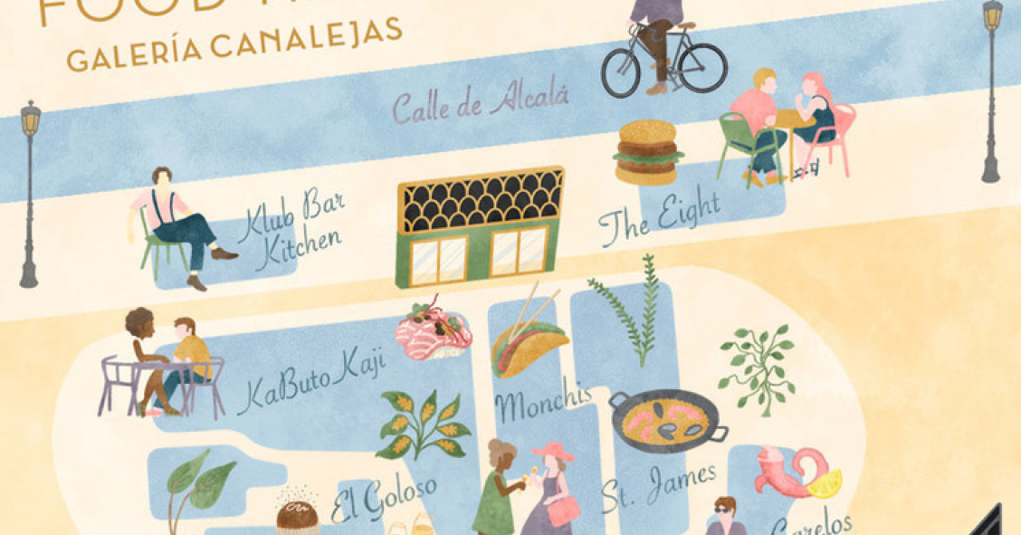 Galería Canalejas abrirá en octubre su espacio gastronómico de 4.000 m2