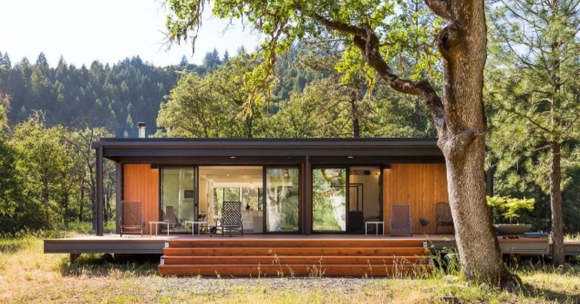 Estas casas prefabricadas se inspiran en Apple y se construyen en menos de una semana