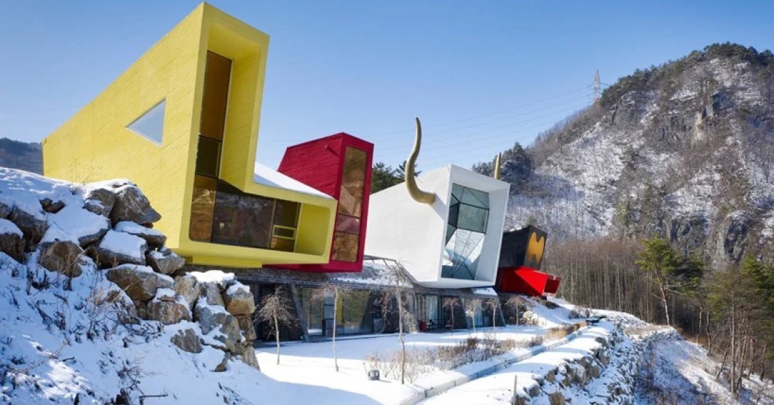 Estos originales alojamientos rurales se levantan en Corea del Sur