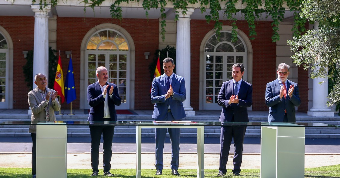 Gobierno, patronal y sindicatos