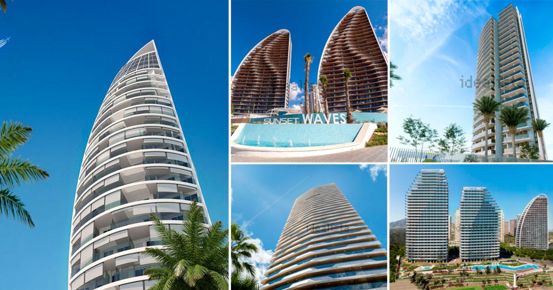 Así son los nuevos rascacielos de Benidorm con viviendas en venta desde 87.000 euros