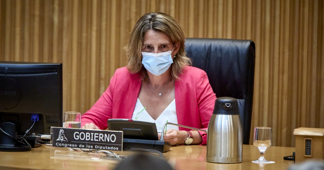 La ministra de Transición Ecológica y Reto Demográfico, Teresa Ribera