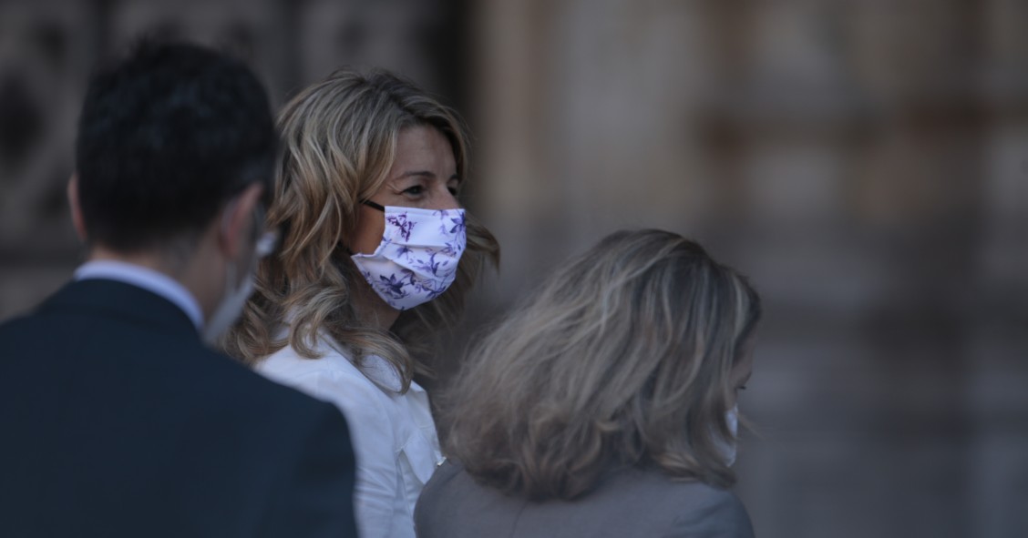 Archivo - La vicepresidenta segunda y ministra de Trabajo y Economía Social, Yolanda Díaz Pérez 