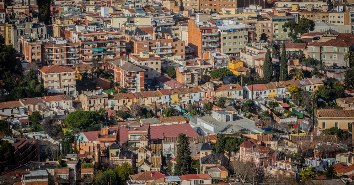 Panorámica de la ciudad de Barcelona