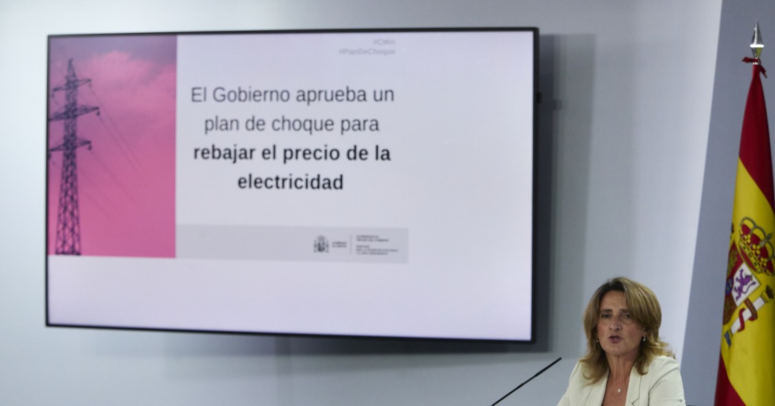 La vicepresidenta tercera y ministra de Transición Ecológica y Reto Demográfico, Teresa Ribera