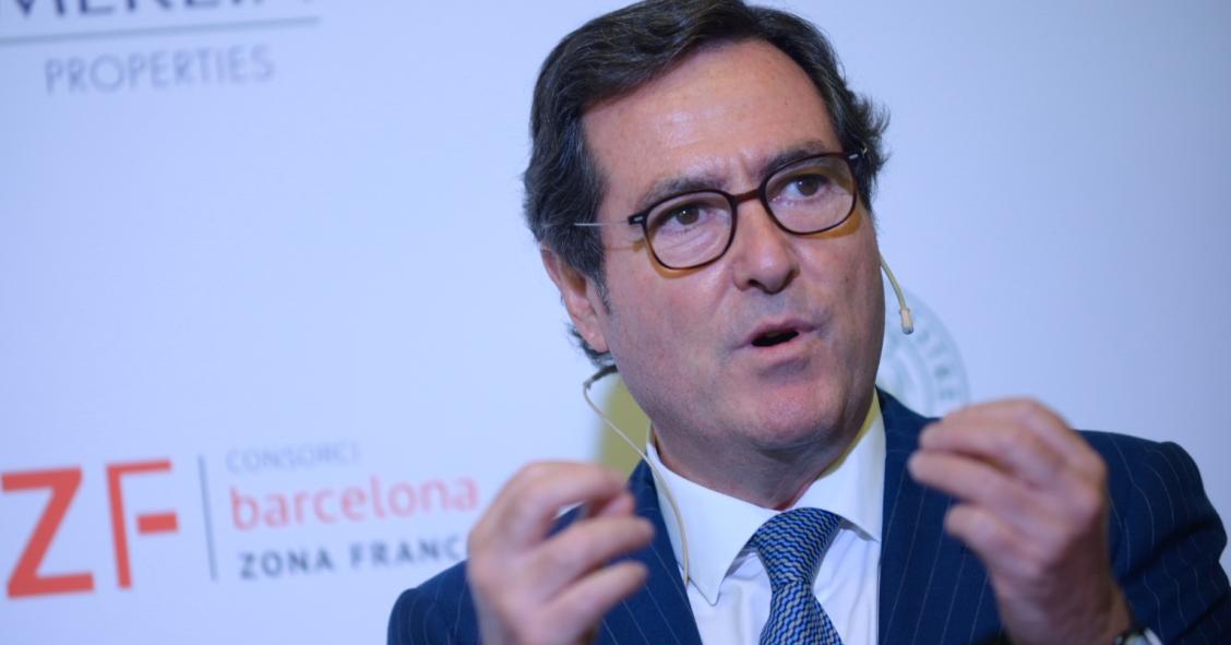 Garamendi (CEOE) critica que en la Generalitat "se han vuelto locos" por querer subir patrimonio