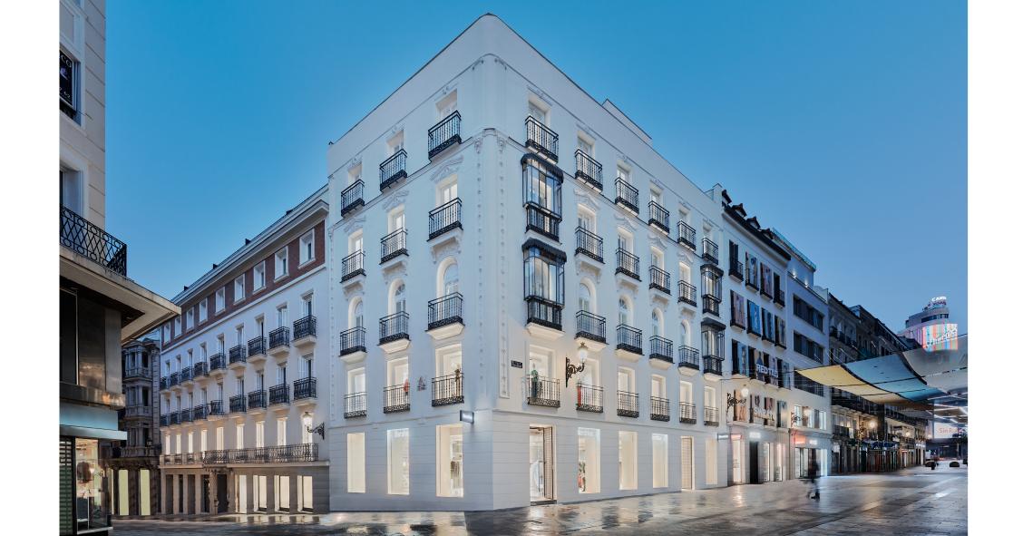 Hines rehabilita un edificio en la calle Preciados y se lo alquila a Inditex y al hotel Chic & Basic