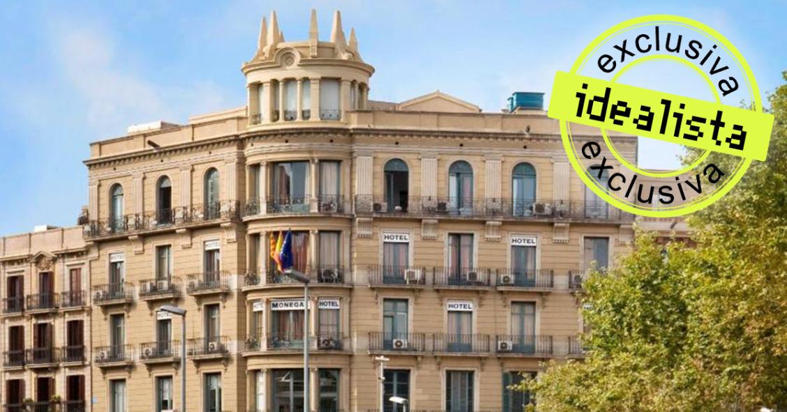 Un grupo de inversores catalanes pone en venta el Hotel Monegal, en Plaza Cataluña, por 30 millones