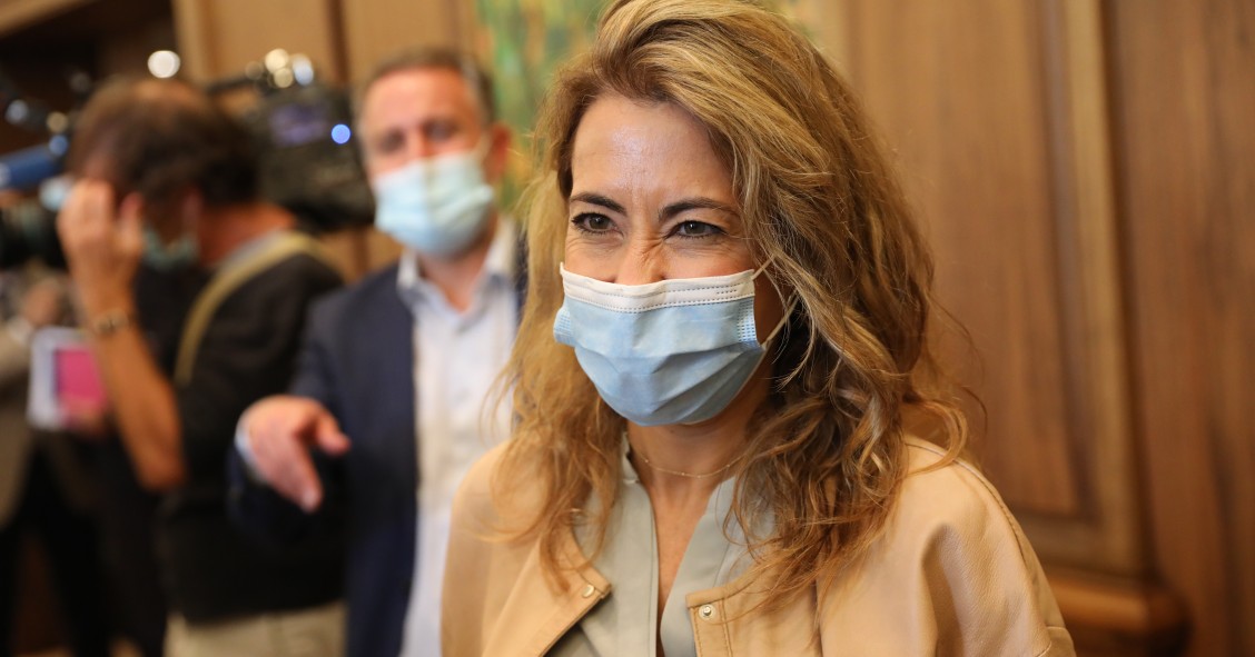 La ministra de Transportes, Movilidad y Agenda Urbana, Raquel Sánchez