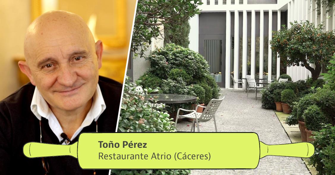 Toño Pérez, de Atrio: “Los arquitectos de Atrio dieron una lección de arquitectura”