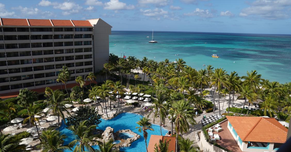 Un oasis en primera línea de playa en la isla caribeña de Aruba