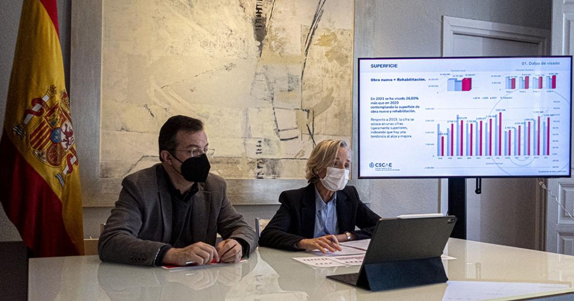 Los visados de vivienda nueva crecieron un 23% en 2021, según Cscae