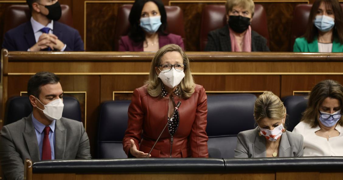 La ministra de Economía, Nadia Calviño