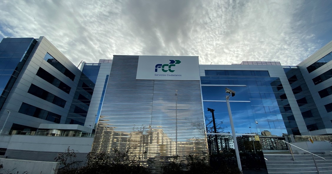 Archivo - Sede de la constructora FCC en Madrid (España), a 31 de octubre de 2019. 