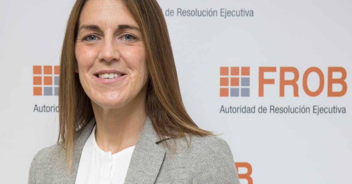 Archivo - La presidenta del FROB, Paula Conthe.