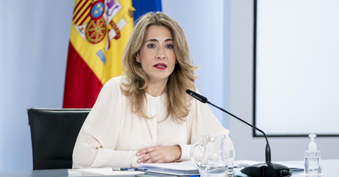 La ministra de Transportes, Movilidad y Agenda Urbana, Raquel Sánchez