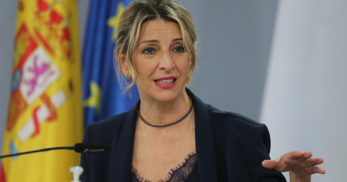 Archivo - La vicepresidenta segunda y ministra de Trabajo y Economía Social, Yolanda Díaz