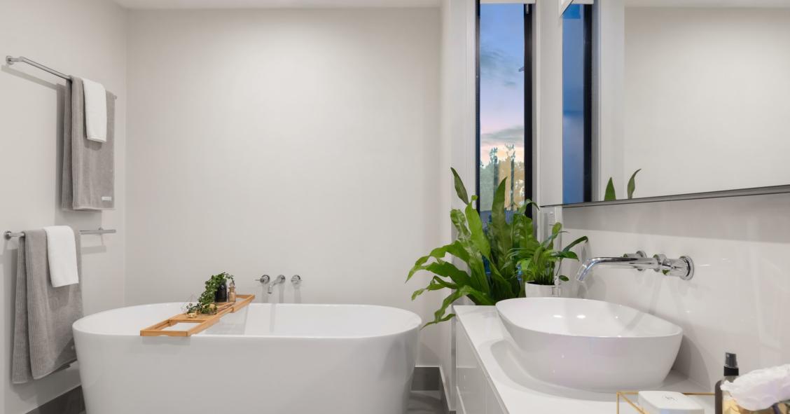 Baño con bañera