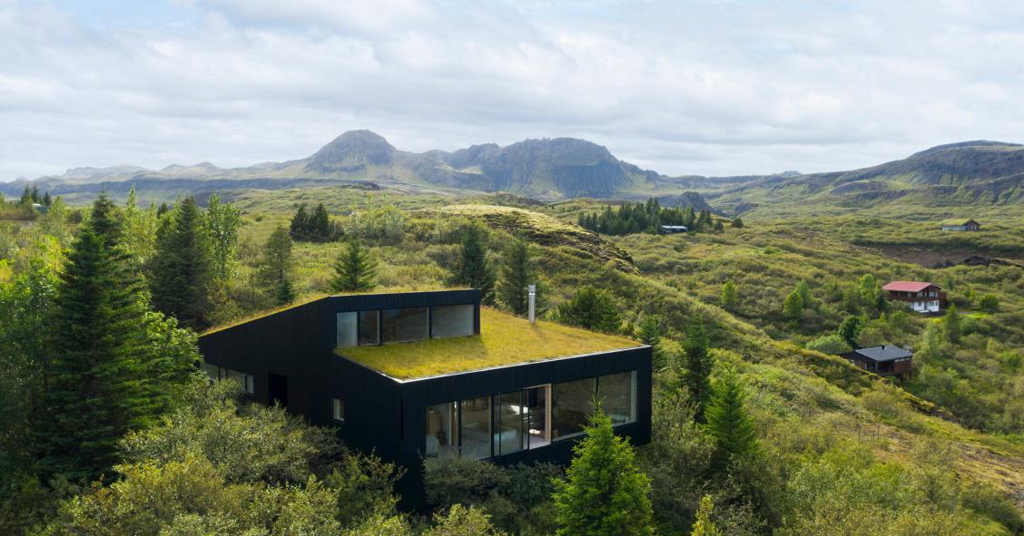 La casa, conocida como Holiday Home by Thingvallavatn