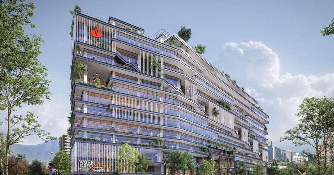 Banco Santander construirá una nueva sede corporativa en Chile con una inversión estimada de 335 millones
