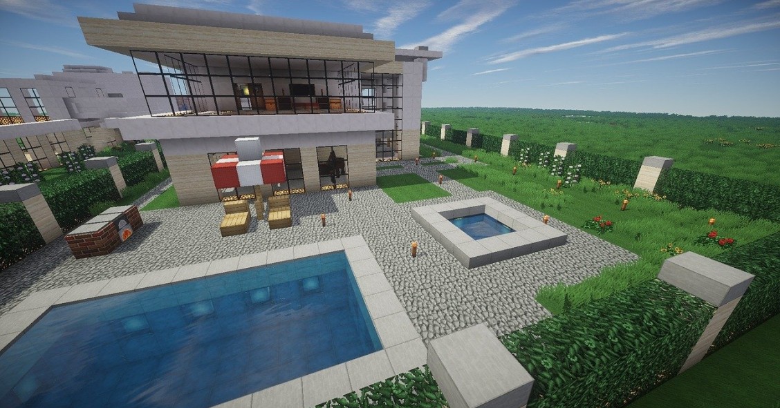 Construir casas modernas en minecraft