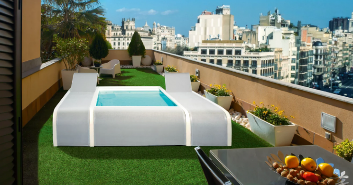 Piscina desmontable de Leroy Merlin