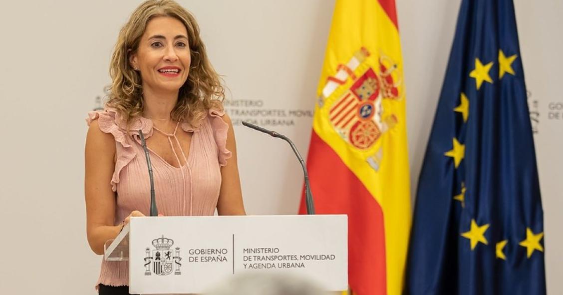 La ministra de Transportes, Movilidad y Agenda Urbana, Raquel Sánchez