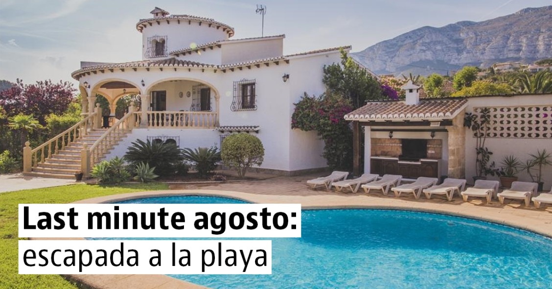 15 alojamientos cerca de la playa libres para el mes de agosto